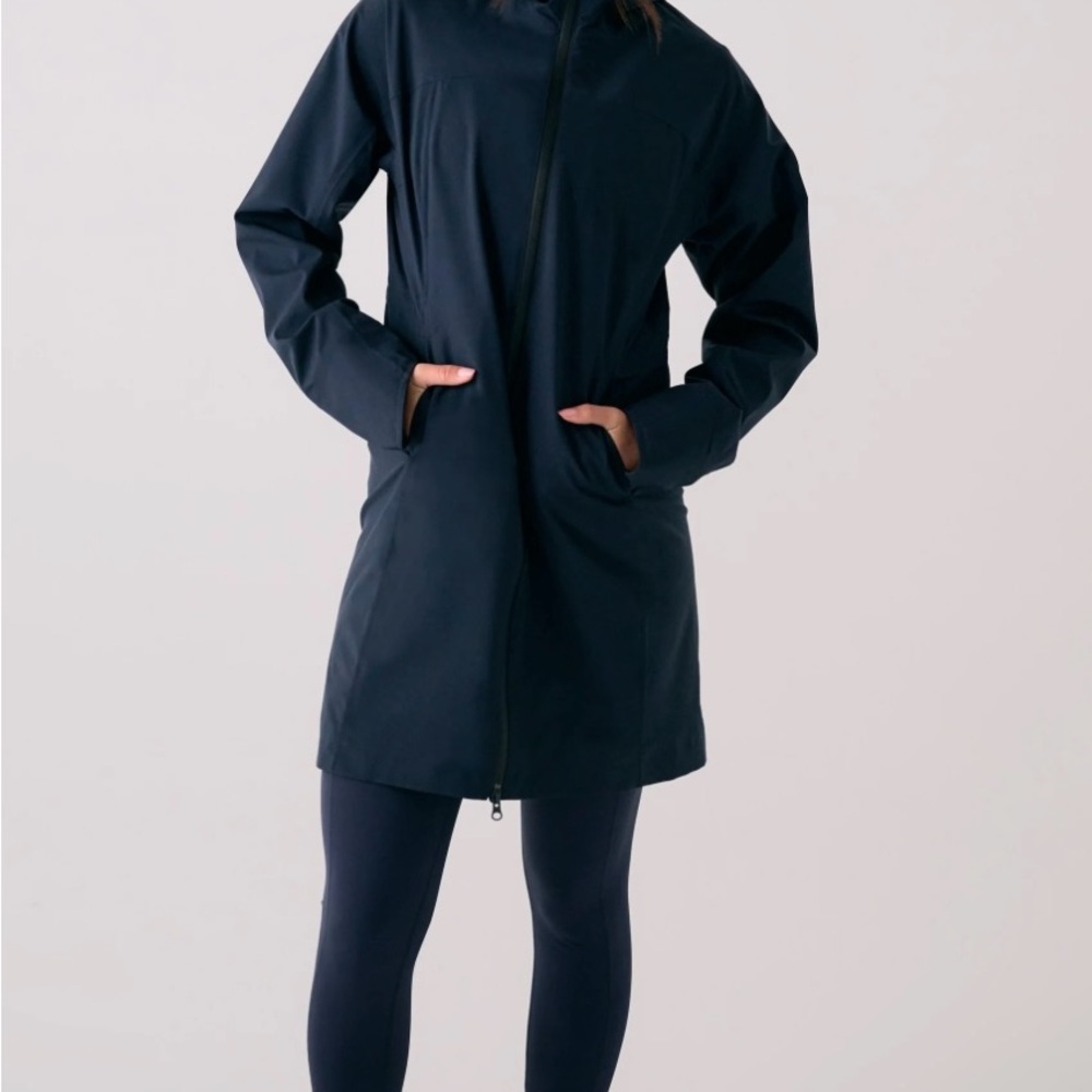 Lole Navy Blue Trench Coat